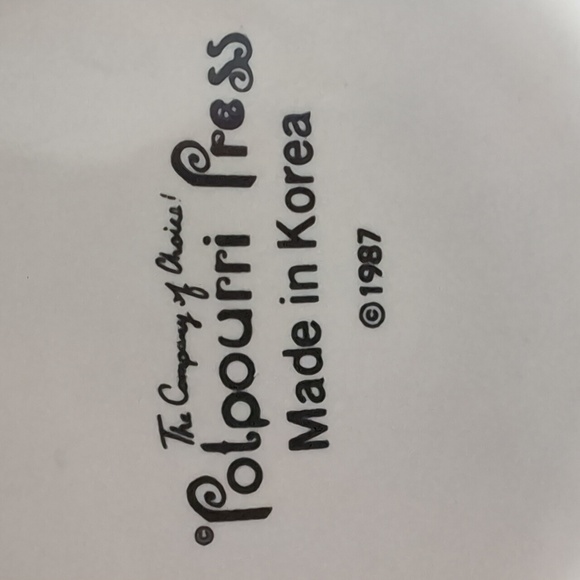 1987 Potpourri Press Set Of 2 Ceramic Rocking Horse/Toys Design Coffee Mug. - Picture 8 of 10